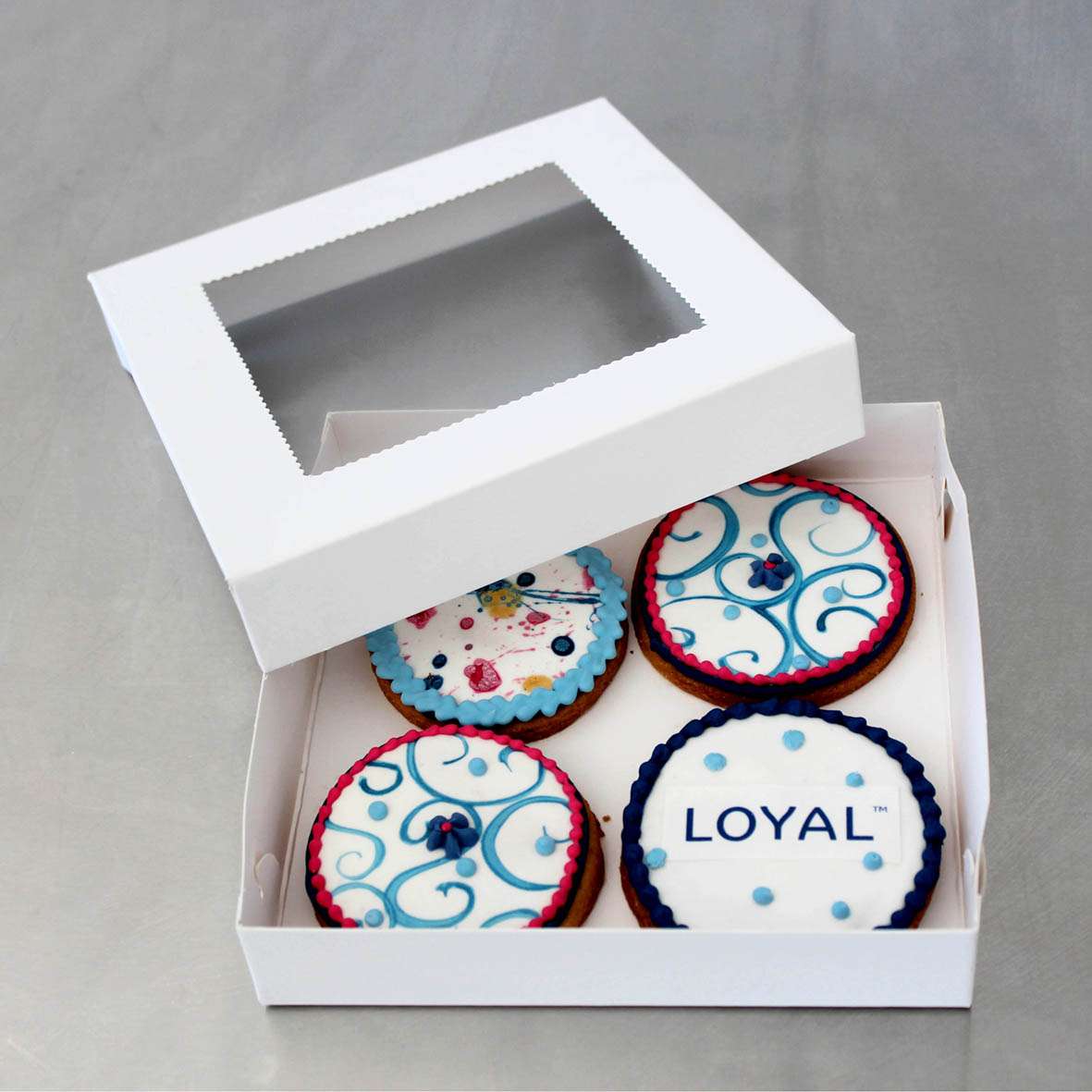 LOYAL Box Biscuit Box 6 x 6 x 1 inch
