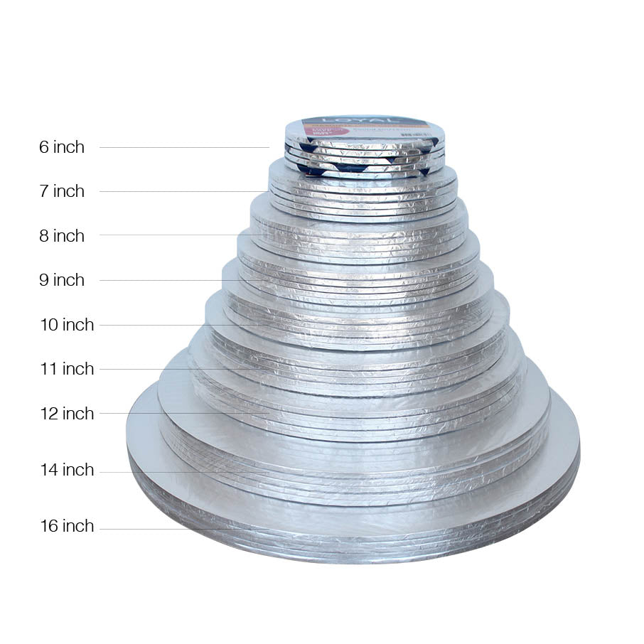 MASONITE ROUND SILVER 14" BOARD LOYAL
