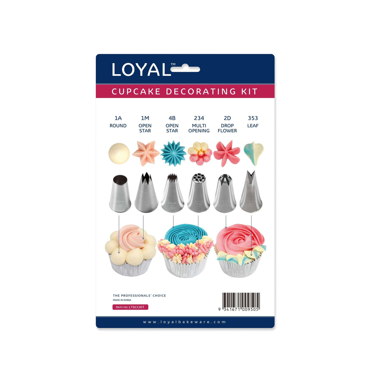 PIPING SET Cupcake 8 piece Set – view 2