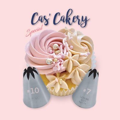 Cas Cakery PIPING SET No 7 and No 10 Closed Star