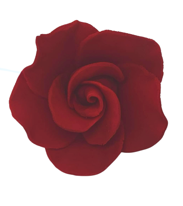 Edible Rose | Medium | Red – Ipswich Cake Room