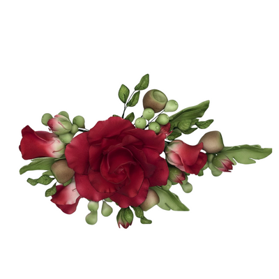 Edible Special Occasion Rose Spray - Red