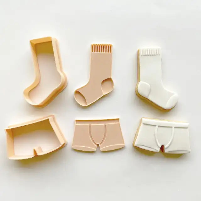 Socks and Jocks Cutter & Embosser Set (Little Biskut) – view 3