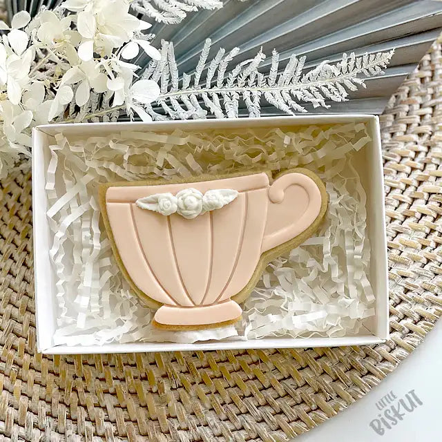 Tea Cup Cutter & Embosser Set (Little Biskut)