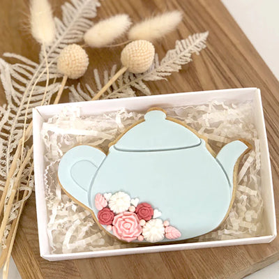 Tea Pot Cutter & Embosser Set (Little Biskut)