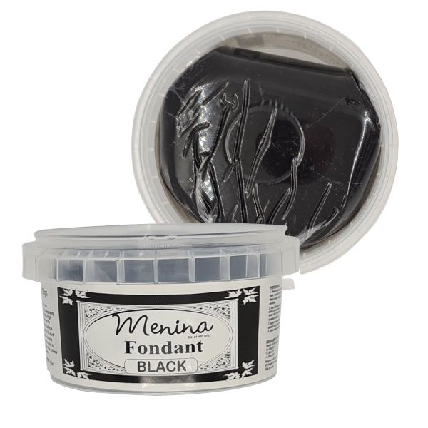 Icing 250g Fondant Black Menina Products