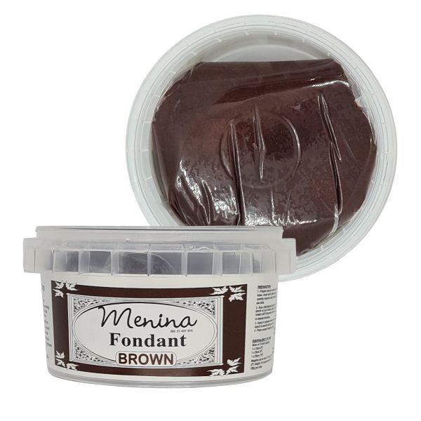 Icing 250g Fondant Brown Menina Products