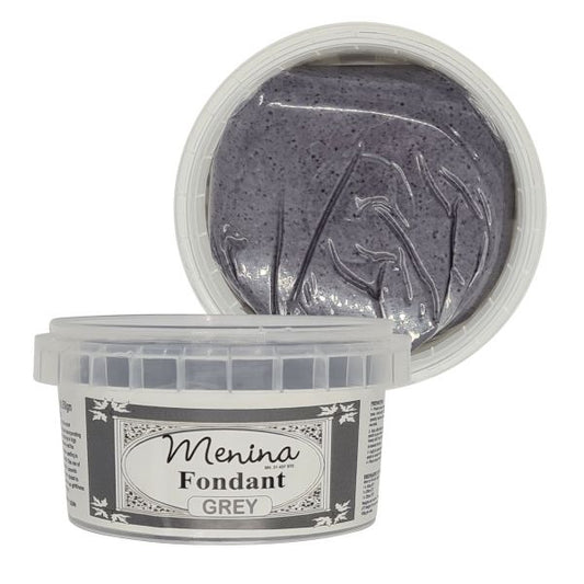 Icing 250g Fondant Grey Menina Products