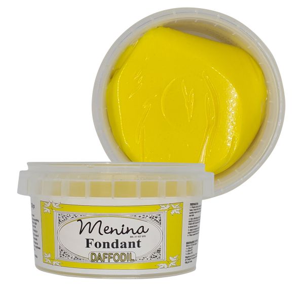 Icing 250g Fondant Daffodil Yellow Menina Products