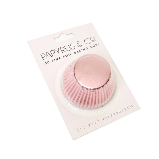 Baking Cups 50 pack Pastel Pink  50mm