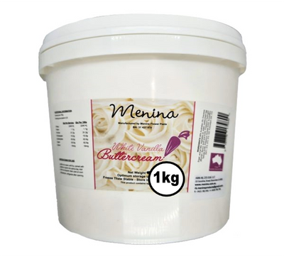 Buttercream 1kg White Menina Products
