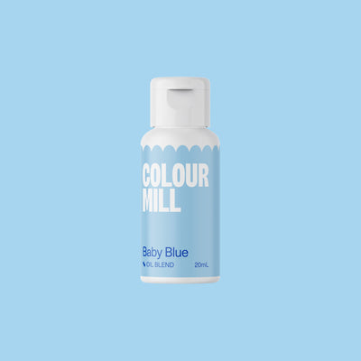 Food Colour Baby Blue Colour Mill Oil 20ml