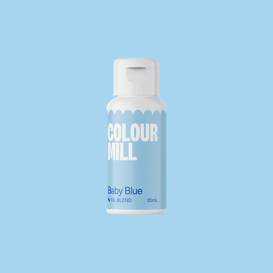 Food Colour Baby Blue Colour Mill Oil 20ml
