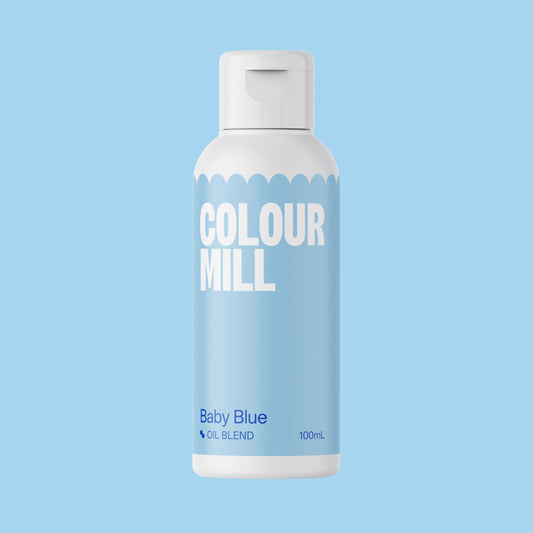 Food Colour Baby Blue Colour Mill Oil 100ml