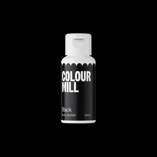 Food Colour Black Colour Mill Oil 20ml