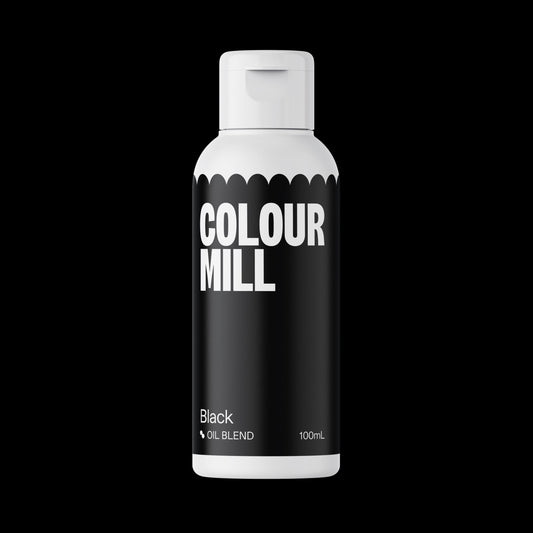 Food Colour Black Colour Mill Oil 100ml