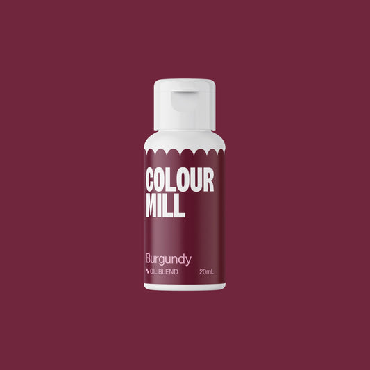 Food Colour Burgundy Colour Mill Oil 20ml