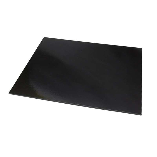 Cake Board Masonite (Black) Rectangle (18" x 14")