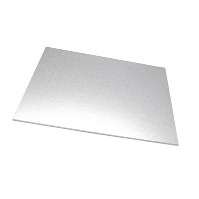 Cake Board Masonite (Silver) Rectangle (45cm x 35cm)