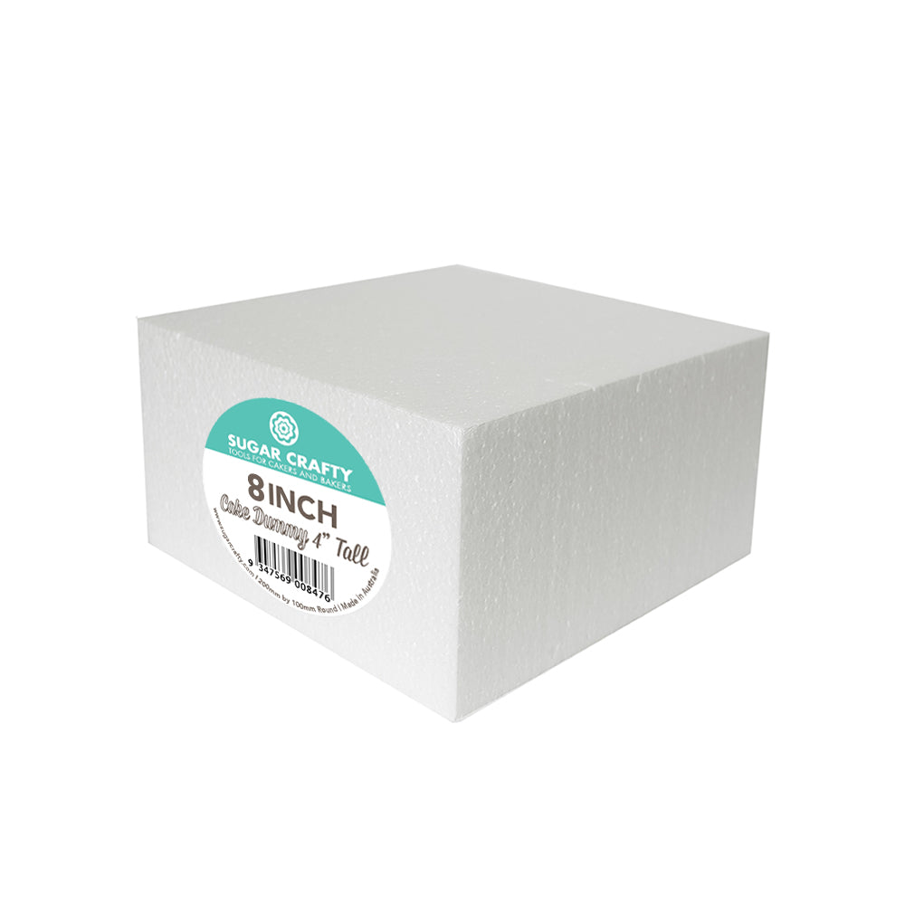 Cake Dummy Square 8" x 4" High