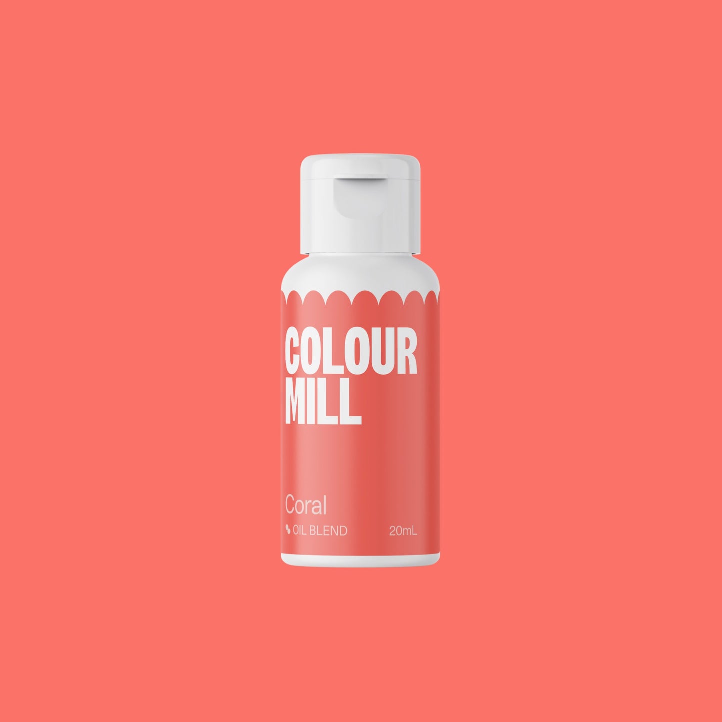Food Colour Coral Colour Mill Oil 20ml