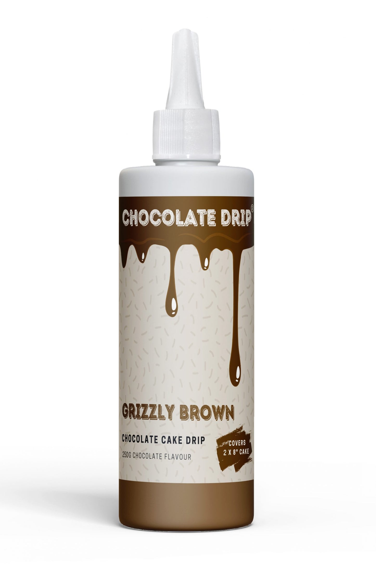 Chocolate Drip Grizzle Brown 250g