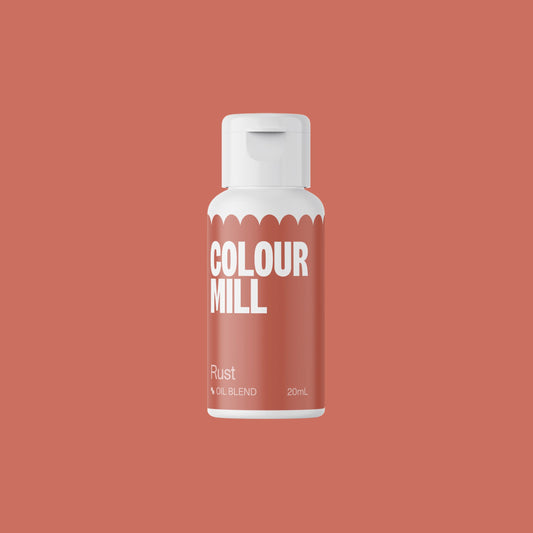 Food Colour Rust Colour Mill Oil 20ml