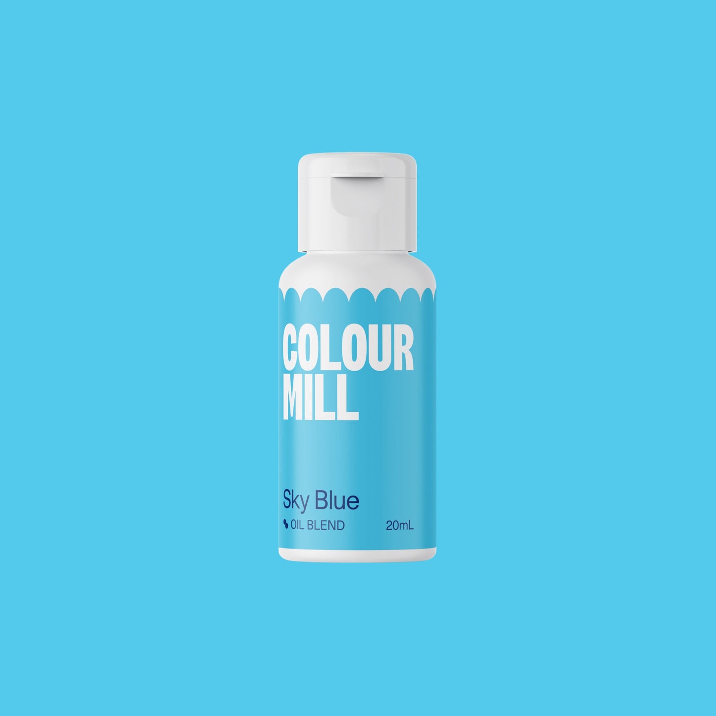 Food Colour Sky Blue Colour Mill Oil 20ml