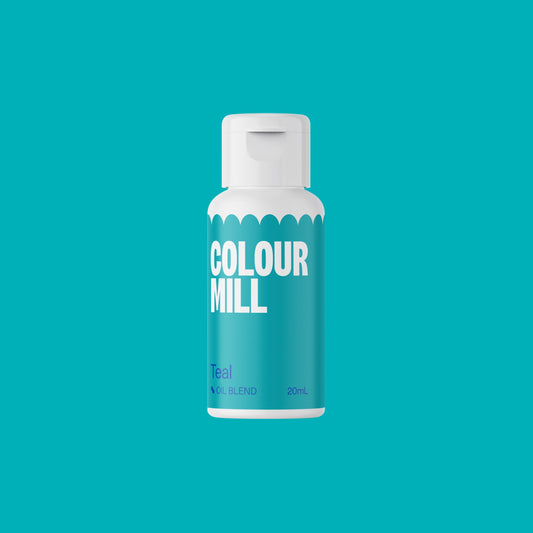 Food Colour Teal Colour Mill Oil 20ml